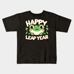Happy Leap Year - Frog Kids T-Shirt